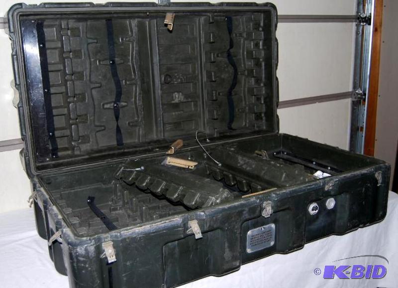 lot 13 image: Large U.S. Military Surplus Hardigg 44x24x18&...