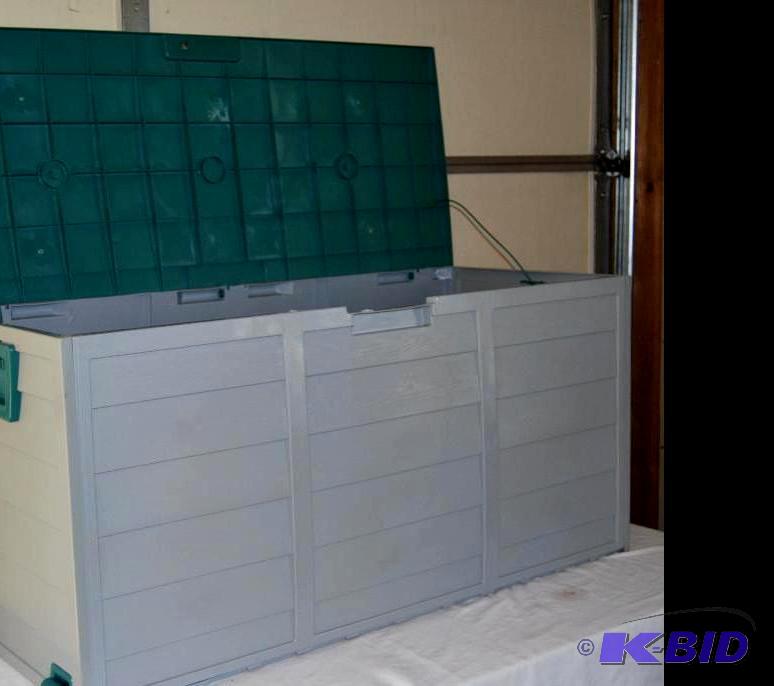 lot 41 image: Heavy Duty Outdoor Storage Box, 19&quotx 44&...