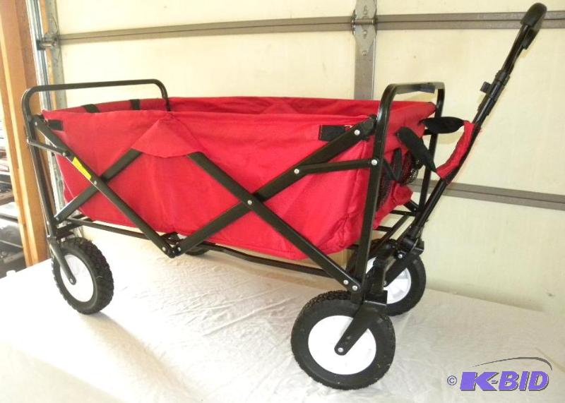 lot 70 image: MAC Sports Folding Wagon, 150lb capacity, tel...