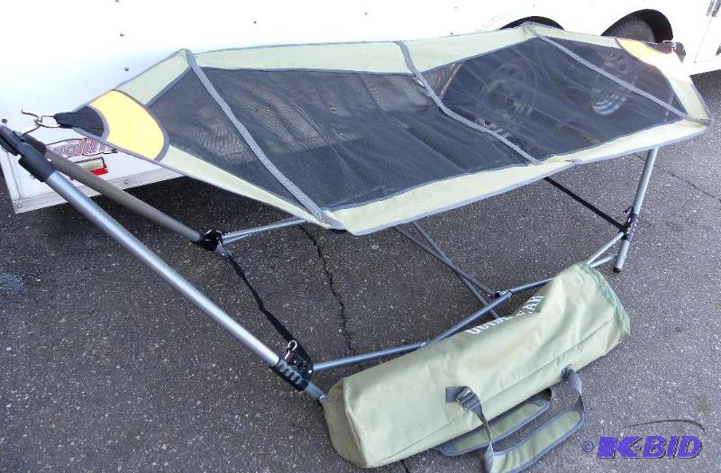 lot 75 image: Portable Folding Hammock, foldable, steel fra...
