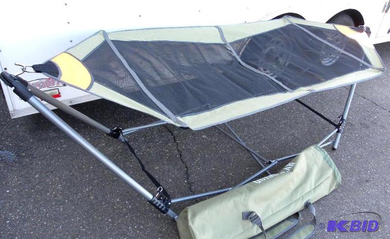 lot 77 image: Portable Folding Hammock, foldable, steel fra...