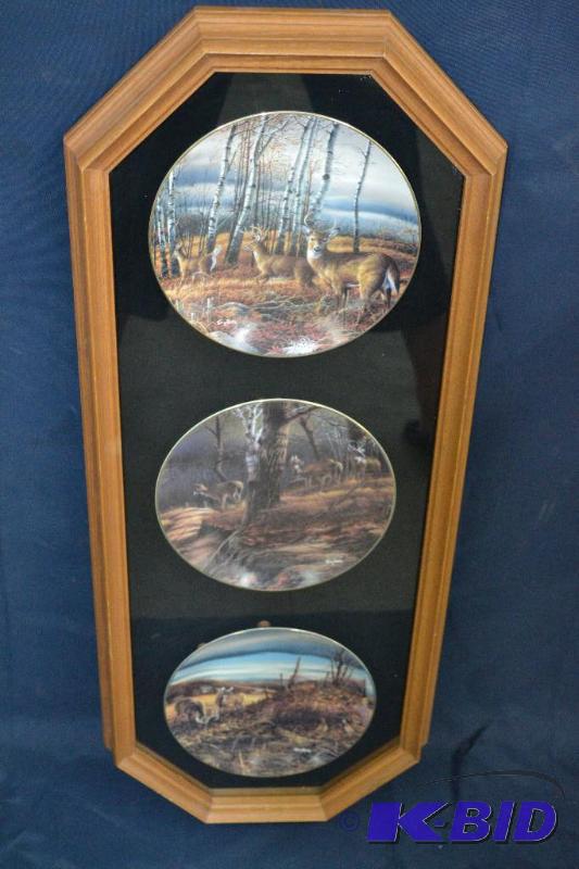 lot 14 image: TERRY REDLIN PLATE COLLECTION &quotTHE BIRCH...