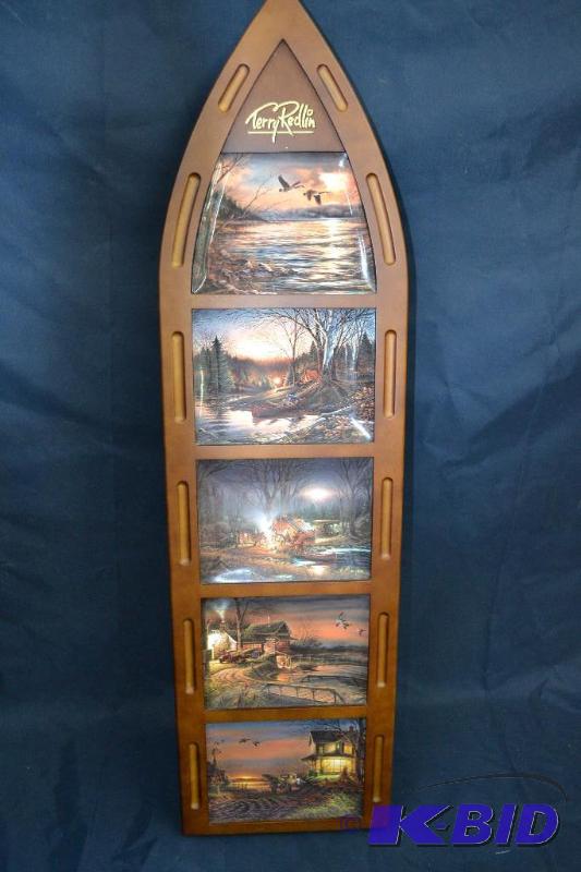lot 25 image: TERRY REDLIN PLATE COLLECTION &quotHAZY AFTE...
