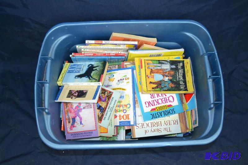 lot 34 image: TUB OF BOOKS...