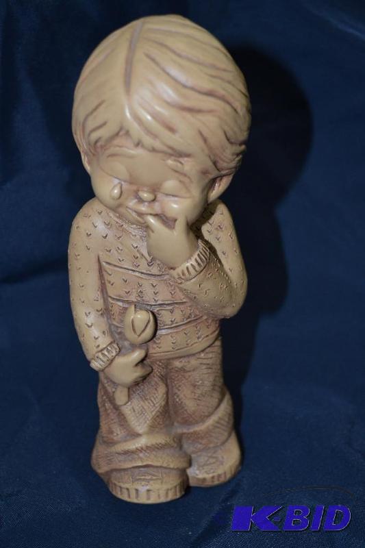 lot 56 image: 1939 HAND CARVED STATUE FANNY KINS  ...