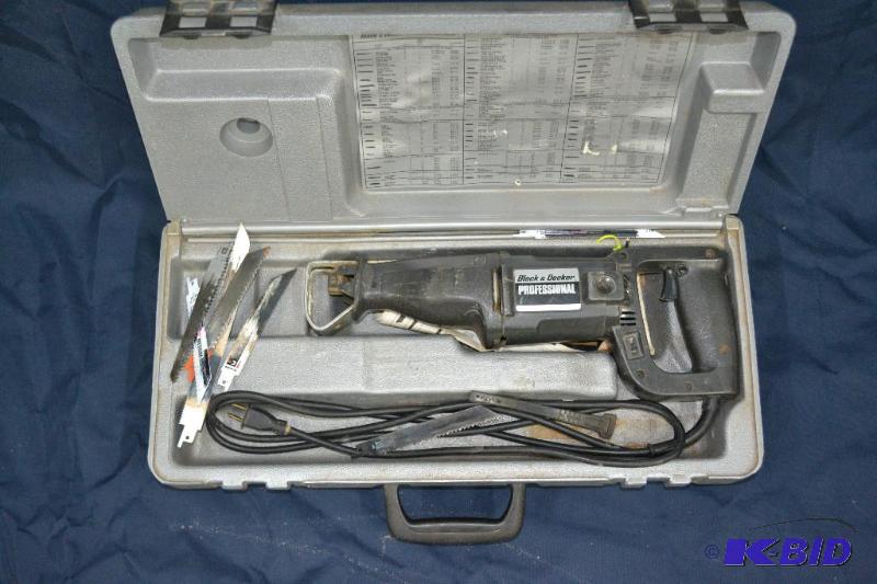 lot 7 image: BLACK AND DECKER PROFESSIONAL SAWSALL  W...