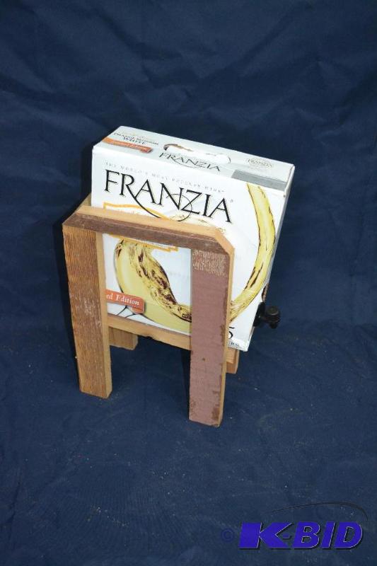 lot 93 image: ONE OF A KIND WINE BOX HOLDER...