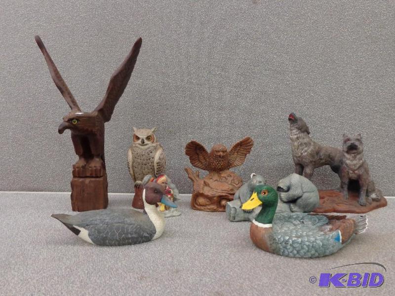 lot 112 image: Various Sculptures 2 Sculptures are made out ...