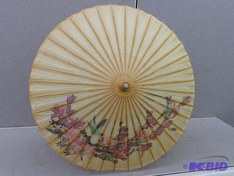 lot 141 image: Cenery Umbrella With Guilin Floral&nbspPatte...