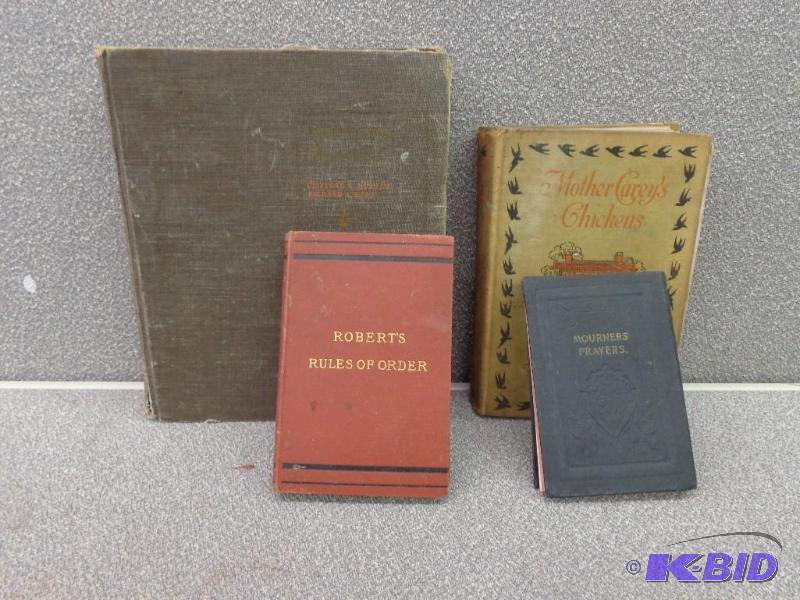 lot 143 image: Collectable Old Books Mother Careys Chickens...
