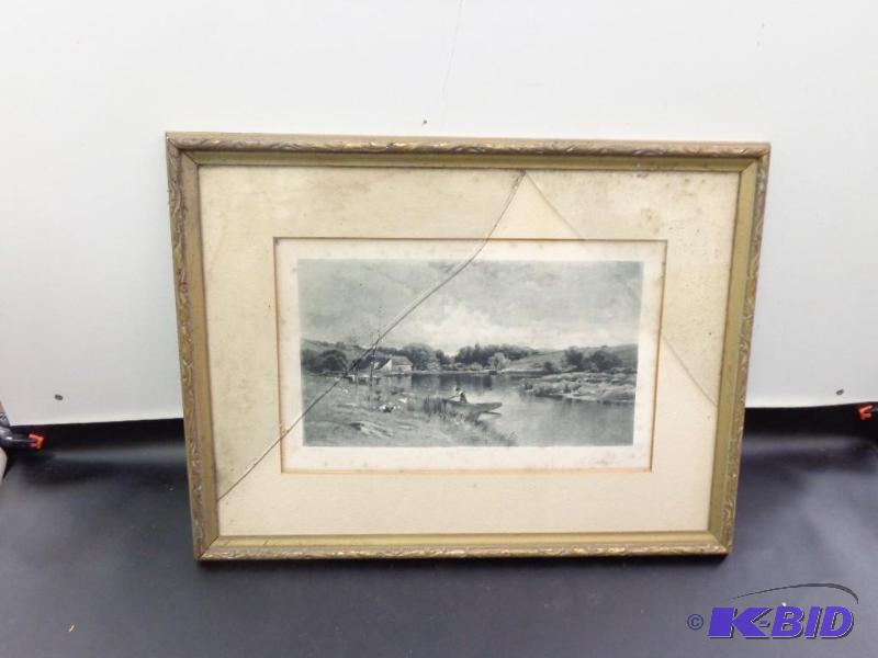 lot 156 image: Painting of In Connecticut  By George H ...