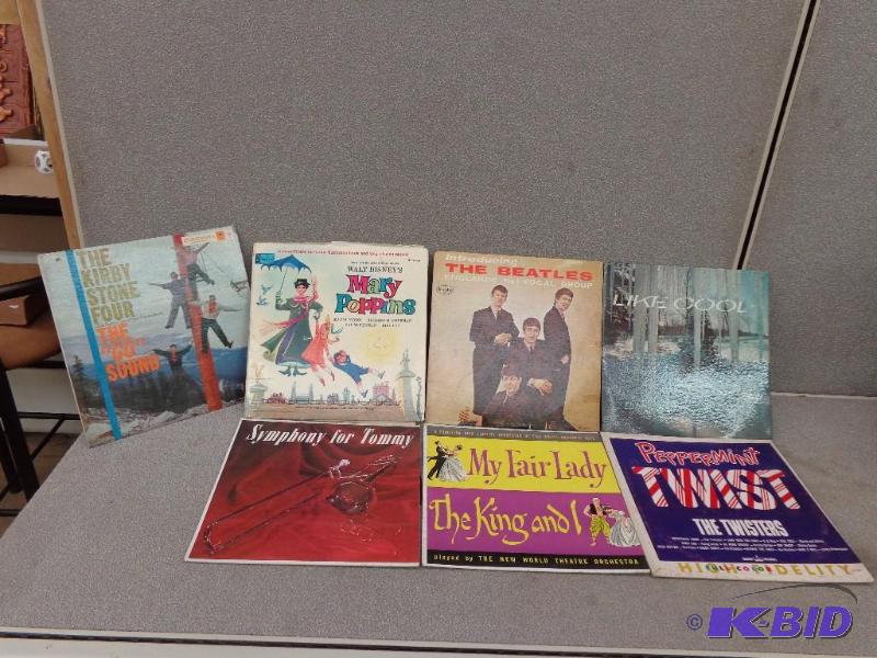 lot 28 image: Stack of Vinyl - The Beatles, Disney, The Twi...