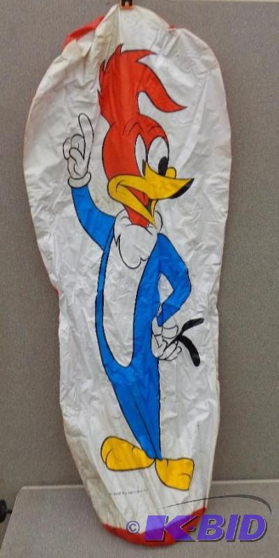 lot 31 image: Weighted Woody Woodpecker Inflatable Toy ...