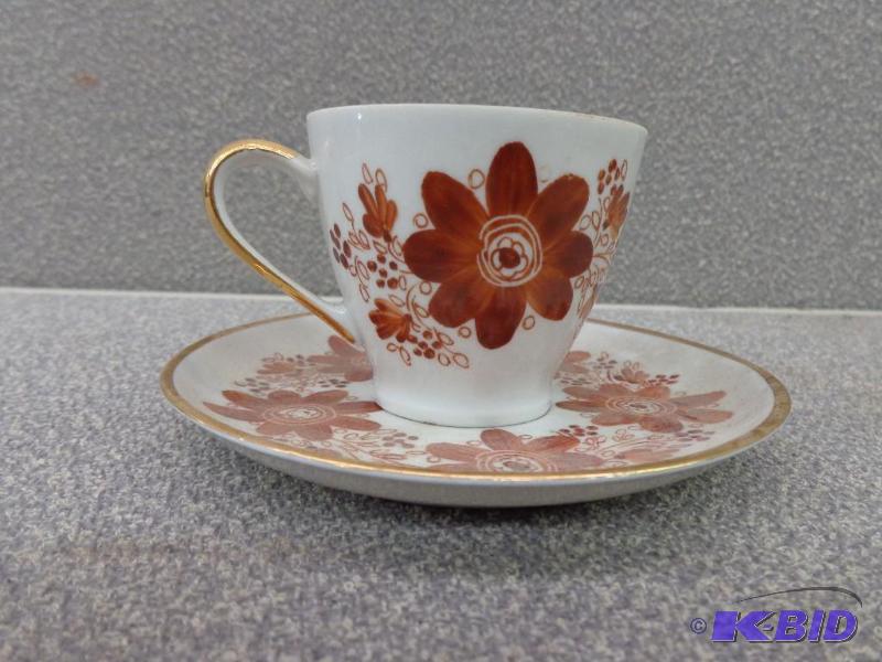 lot 54 image: Cmielow Cup & Plate  Cup has a "...