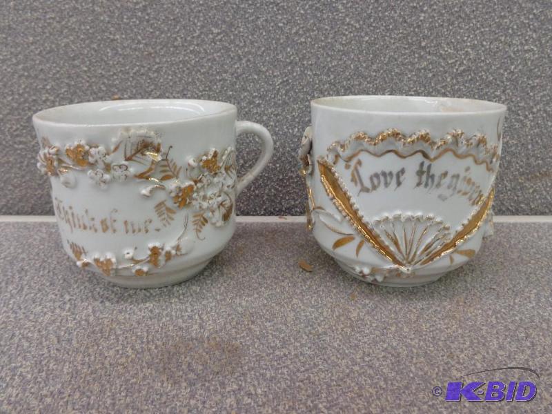 lot 88 image: German Tea Stewer Cups (1) says " Love T...