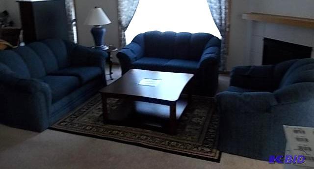 3-Piece Living Room Suite Includes 2-Love Sea...