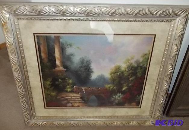 Framed Picture - Stone Bridge - 40x35...