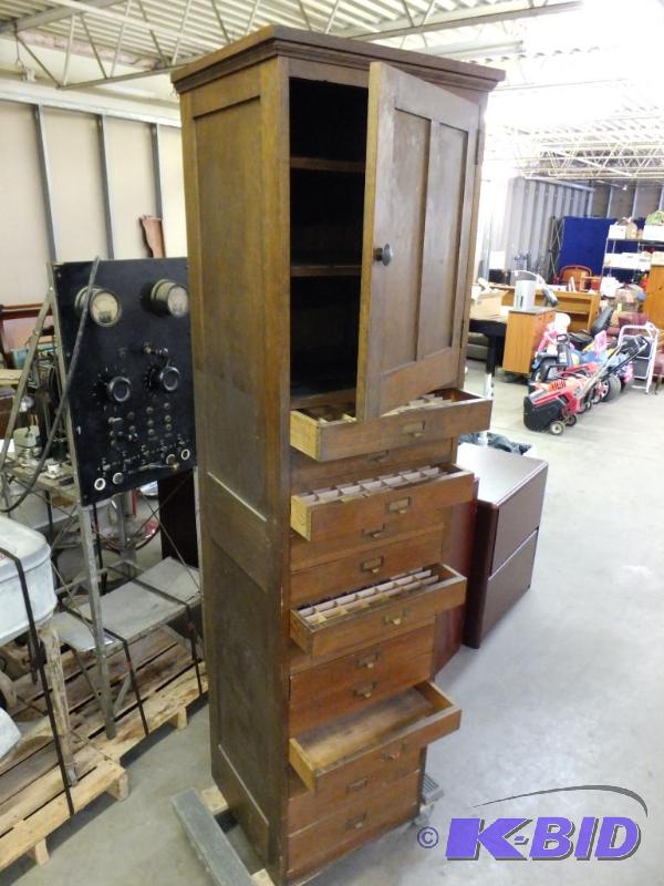 Vintage Optical Cabinet