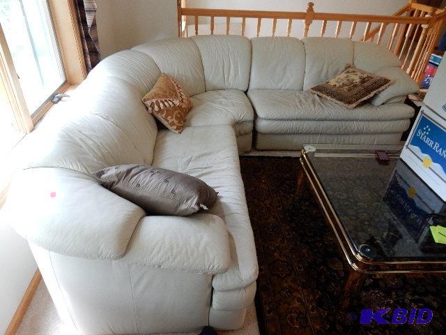 Leather Sectional Couch