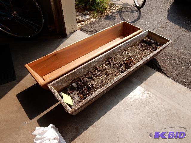 2 Cedar Flower Boxes