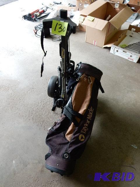 Bag Boy Golf Cart, Taylor Made Golf Bag
