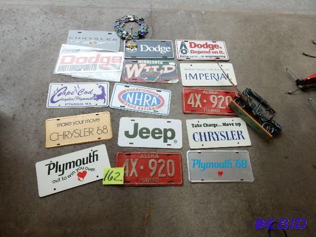 Misc. Promotional and old license plates