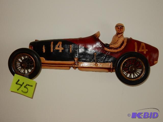 Wood Carved Race Car