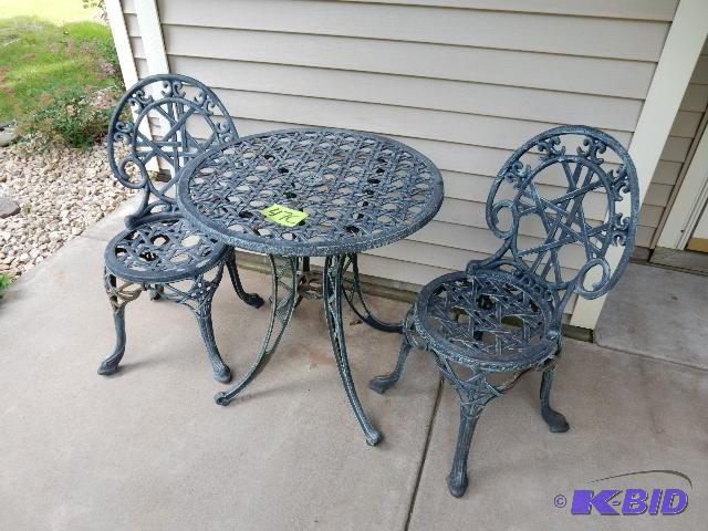 Wrought Iron Table and Chairs