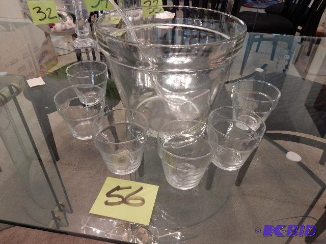 Punch Bowl and cups