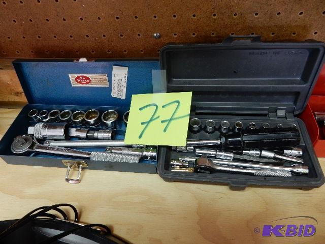 2 sets of rachet wrenches