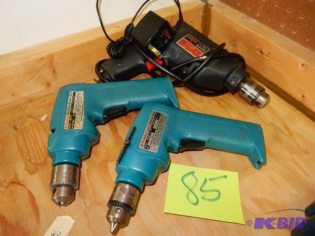 Skil Electric Drill, 2 Makita Drills