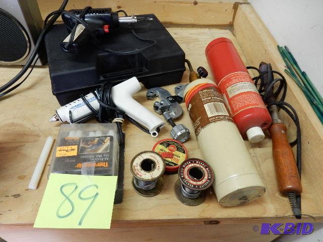 Chrysler Award, Soldering Iron, and other torch set