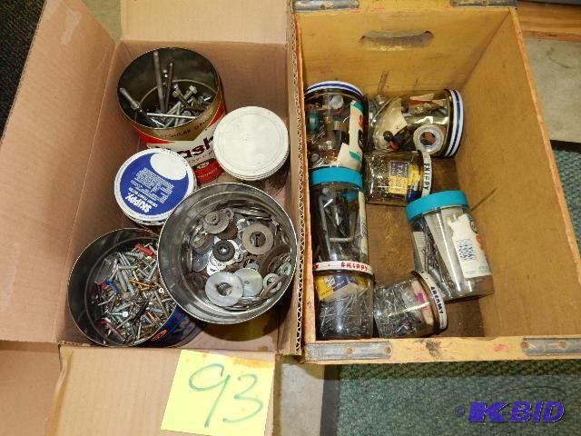 Large Lot of Screws and Bolts