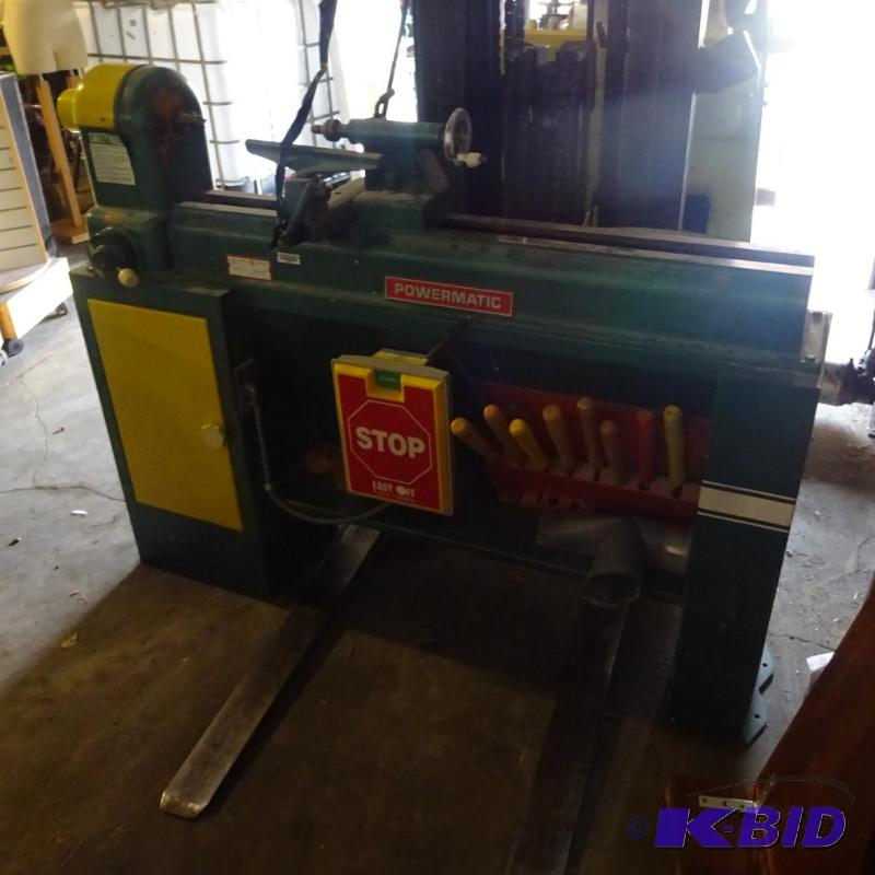 lot 2 image: Power matic No 45 wood lathe. 200-208 3 phase...