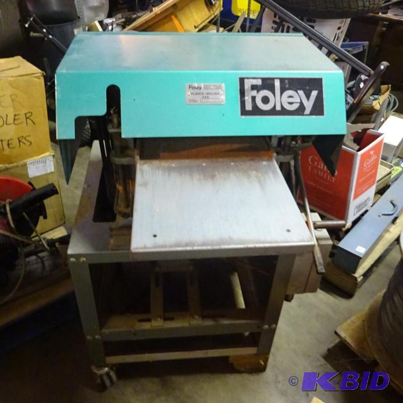 lot 7 image: Foley planer molder. #344. On wheels. 115230...