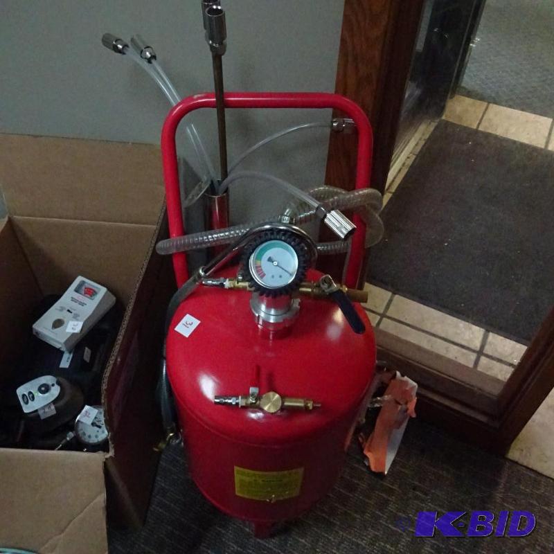 Air operated oil change system...
