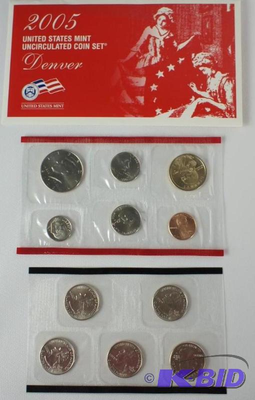 lot 38 image: 2005 Denver United States Mint Uncirculated C...