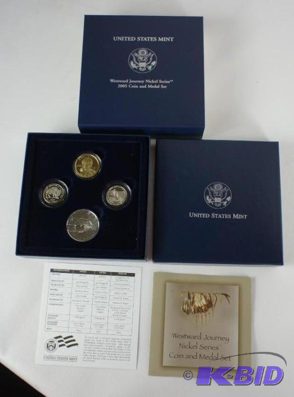 lot 40 image: United States Mint Westward Journey Nickel Se...