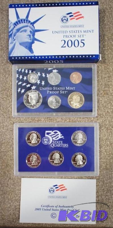 lot 41 image: 2005 United States Mint Proof Set Super Nice...