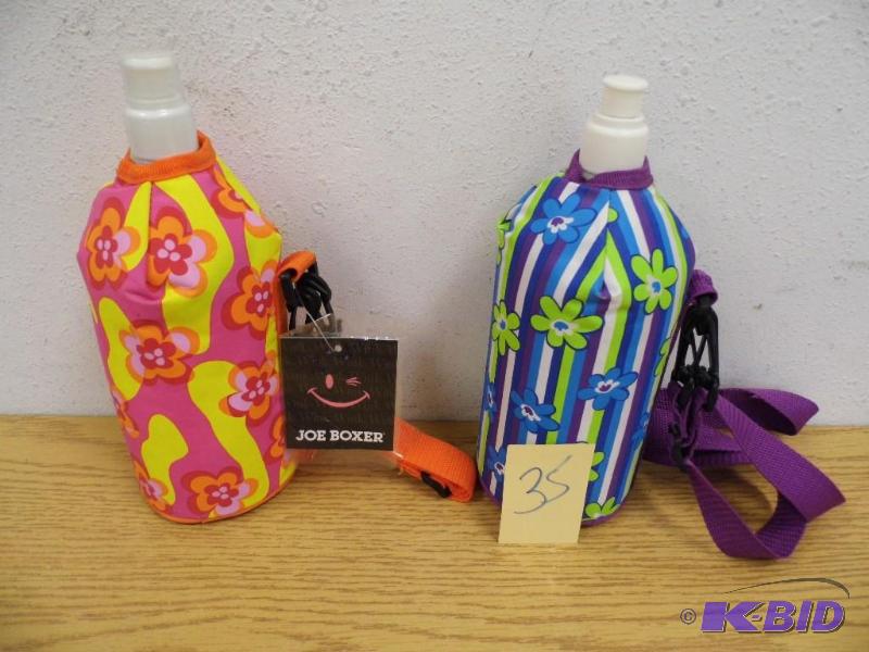 2 New Joe Boxer Water Bottles