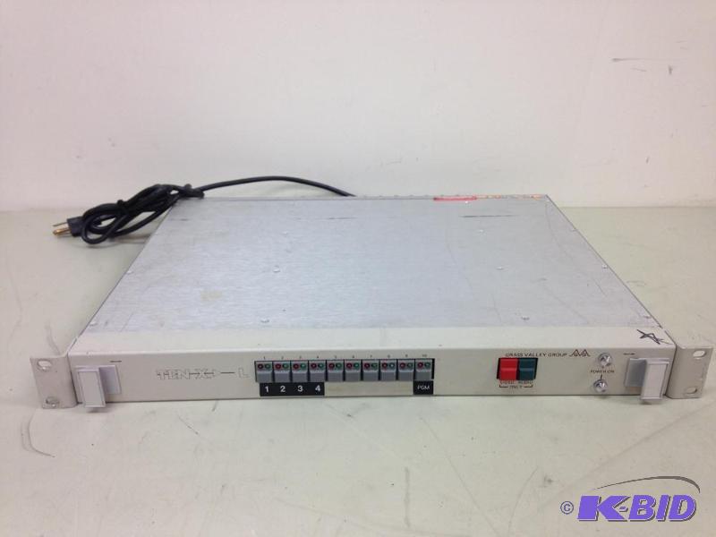 lot 10 image: Grass Valley Group Ten XL Video Stereo Audio ...