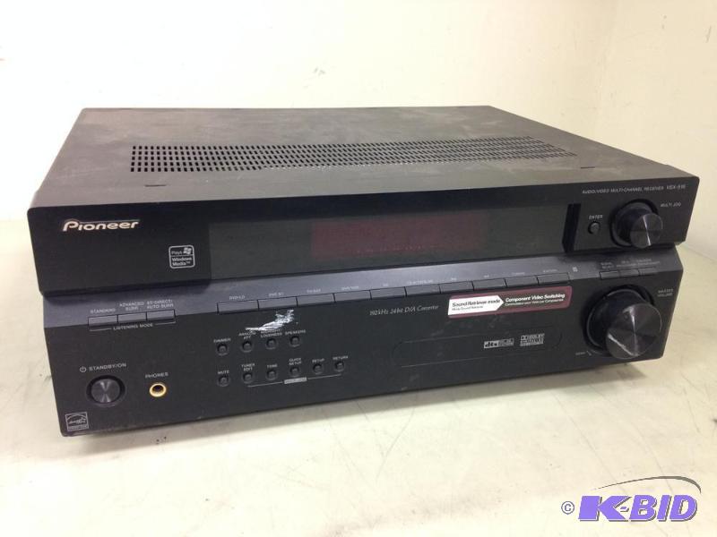 lot 13 image: Pioneer VSX-516-K Audio Video 100 Watt Multi-...