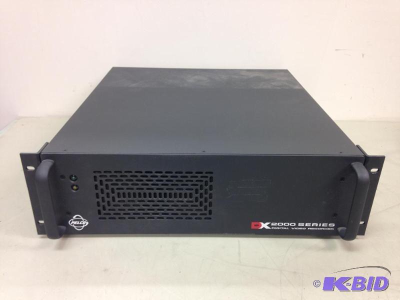 lot 23 image: Pelco DX 2000 Series 8-Channel Digital Video ...