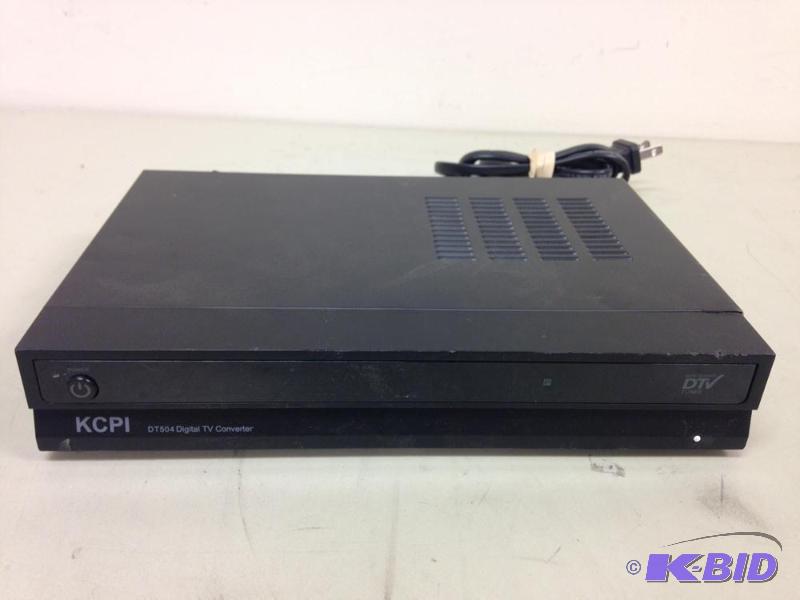lot 32 image: KCPI Digital TV Converter Box DT504 Unit has...