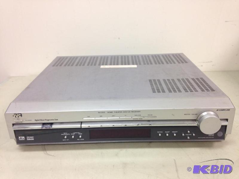 lot 54 image: JVC Home Theater DVD & CD Receiver Digita...