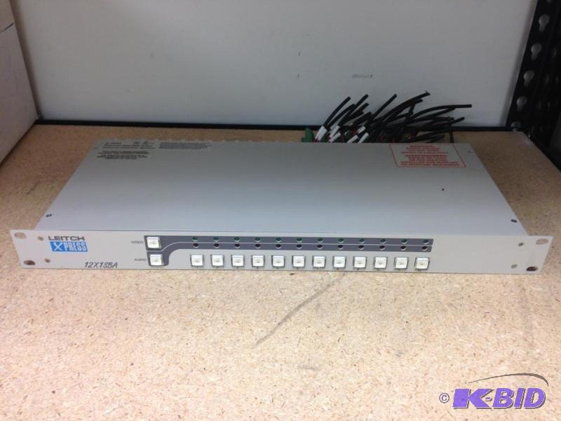 lot 59 image: Leitch Xpress 12-Channel Stereo Audio Switch ...