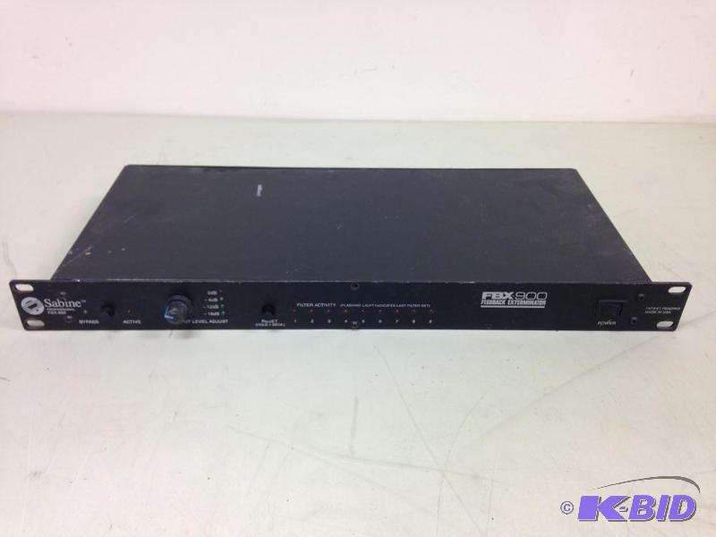 lot 60 image: Sabine Feedback Exterminator FBX 900 Due to a...