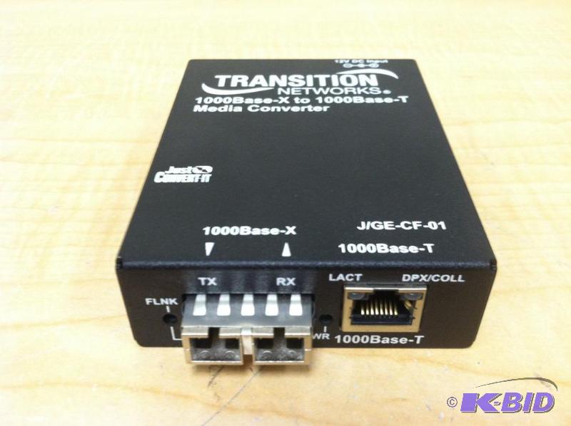 lot 8 image: Transition Networks gigabit Media Converter J...