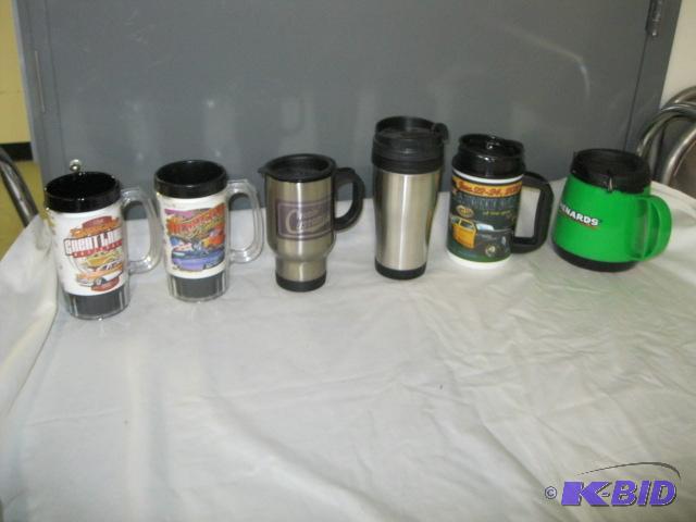 lot 75 image: Variety of Mugs and Thermos