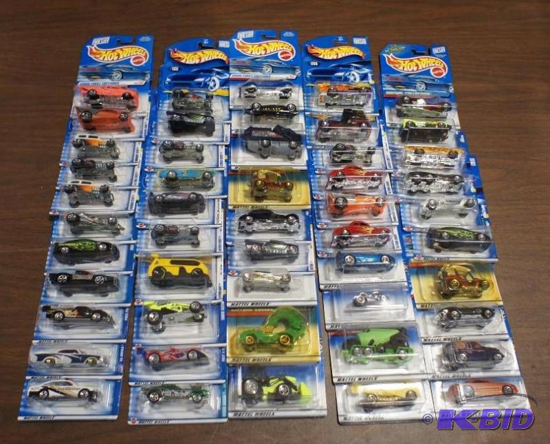 Lot of (50) Hot Wheels, Various Years, Makes,...